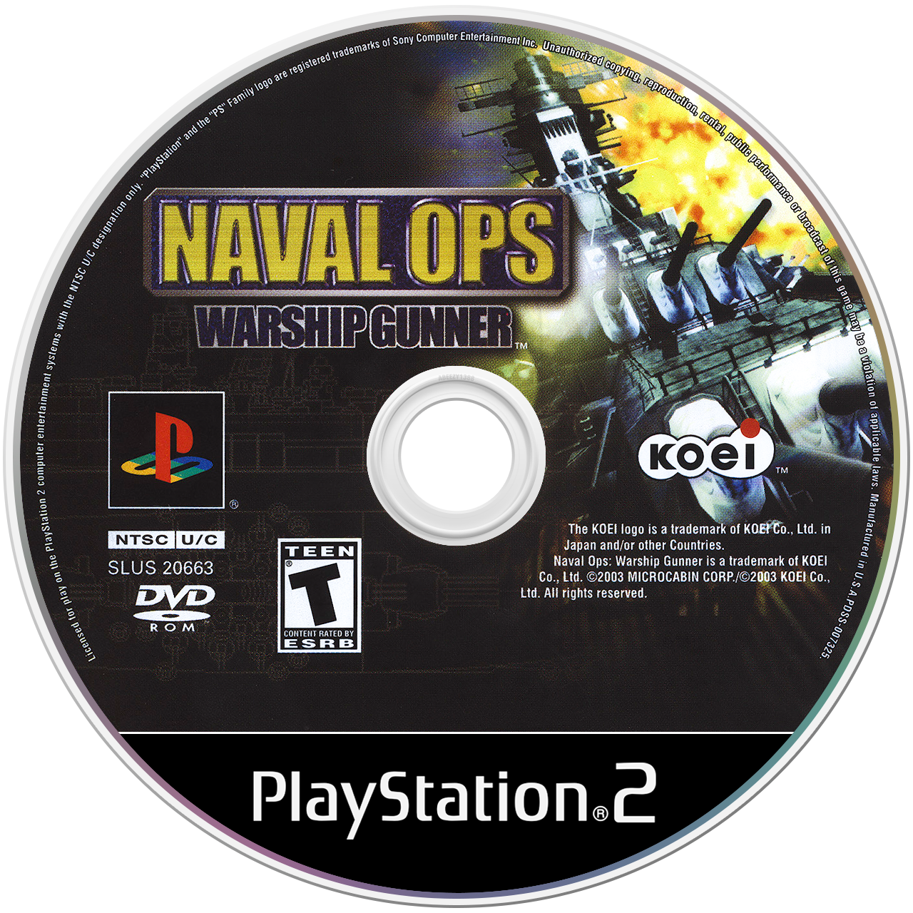 Naval Ops Warship Gunner media 4 for Playstation 2